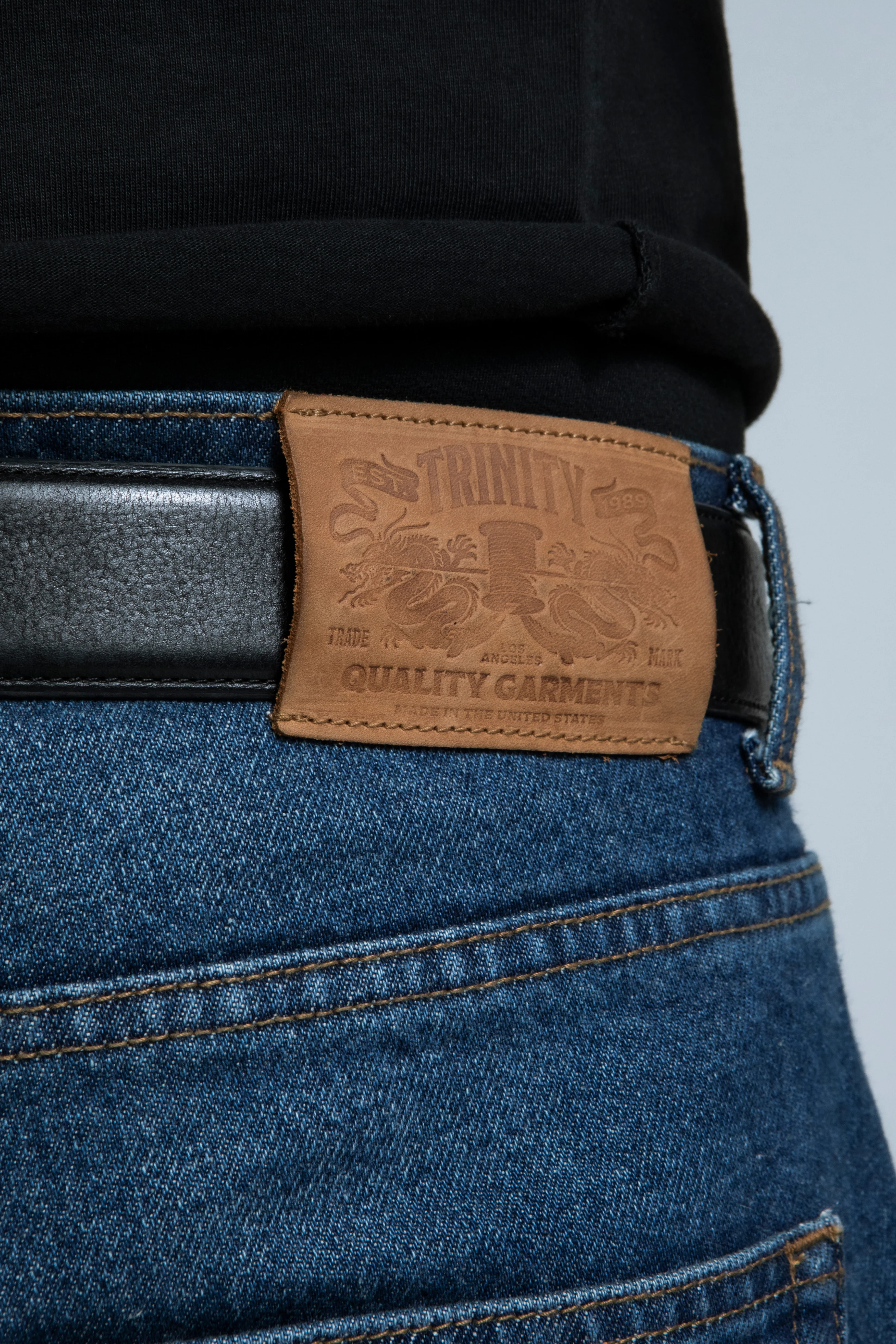 Nomad Studded Denim - Indigo - Image 8