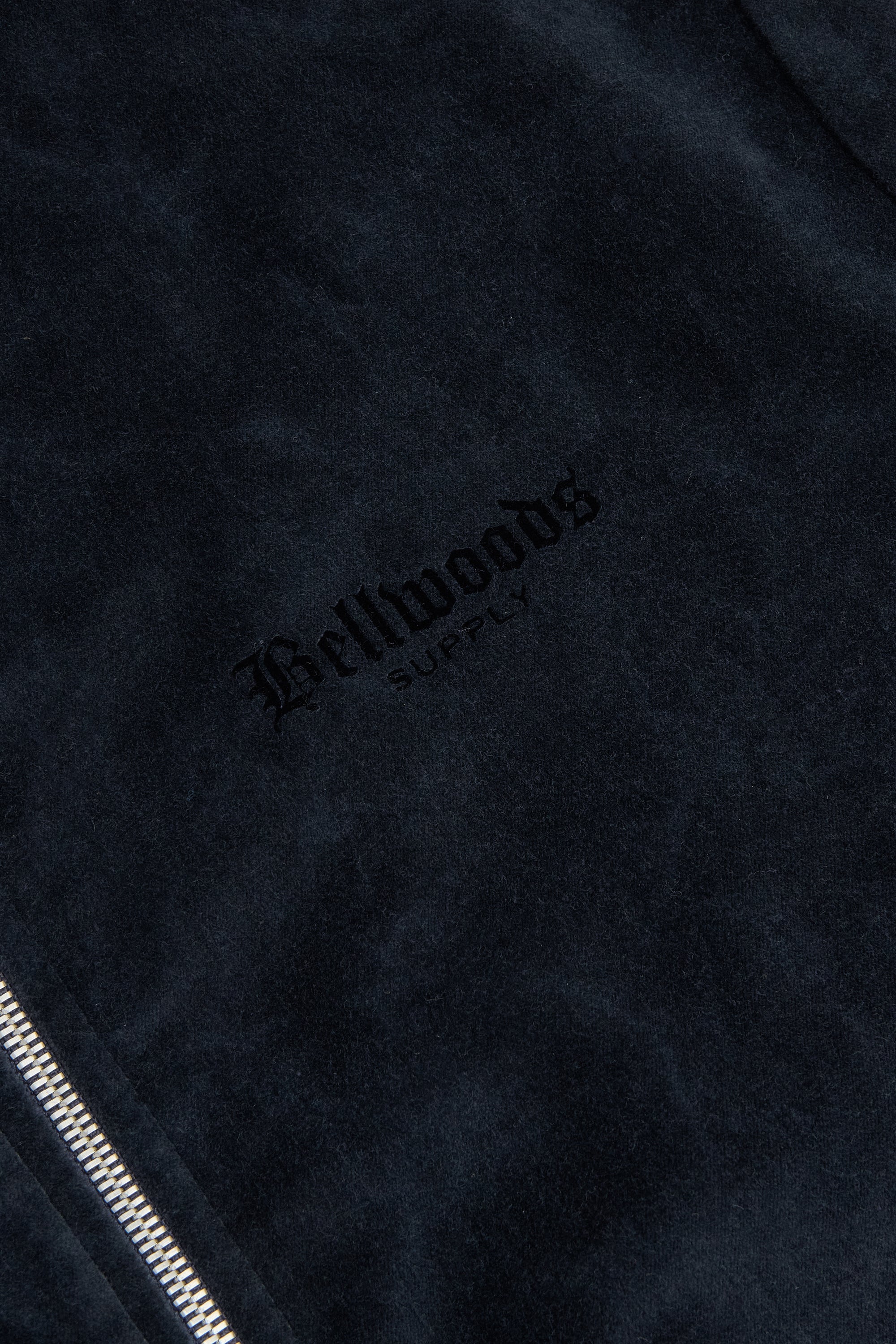 Velour Track Jacket - Charcoal - Image 5